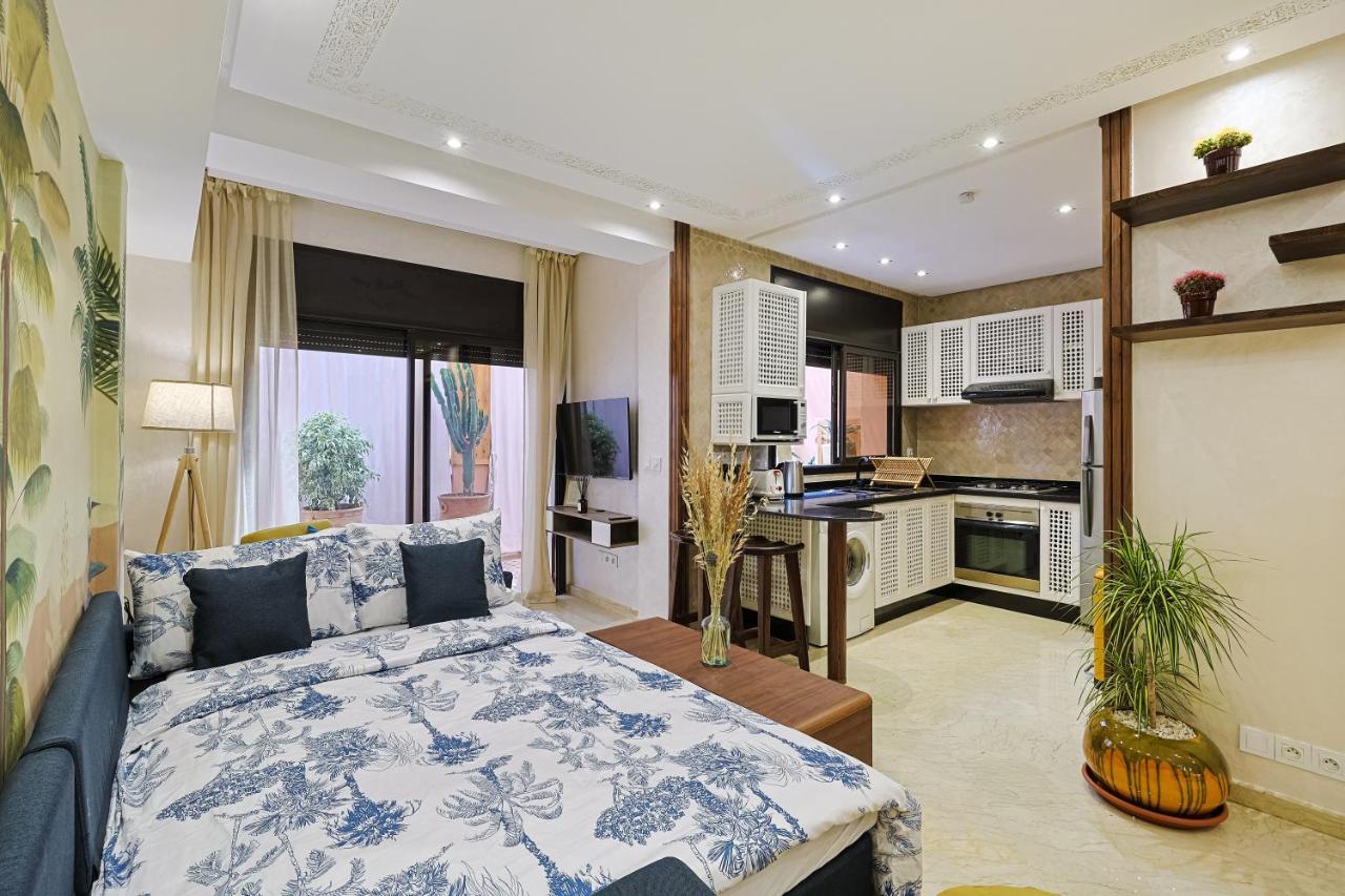 Oasis - Appartement Authentique A Gueliz Marrakesz Zewnętrze zdjęcie
