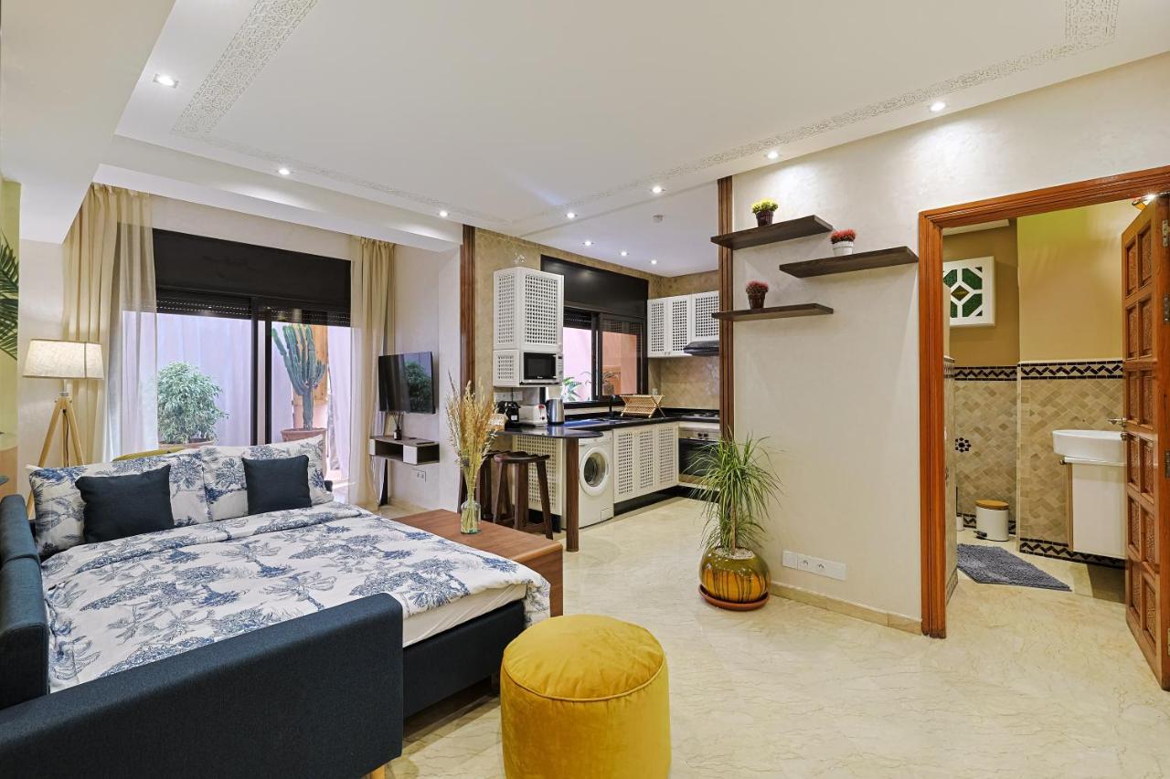 Oasis - Appartement Authentique A Gueliz Marrakesz Zewnętrze zdjęcie