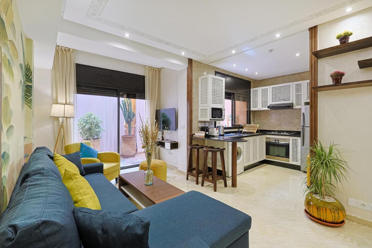 Oasis - Appartement Authentique A Gueliz Marrakesz Zewnętrze zdjęcie