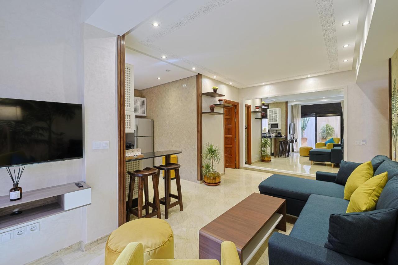 Oasis - Appartement Authentique A Gueliz Marrakesz Zewnętrze zdjęcie