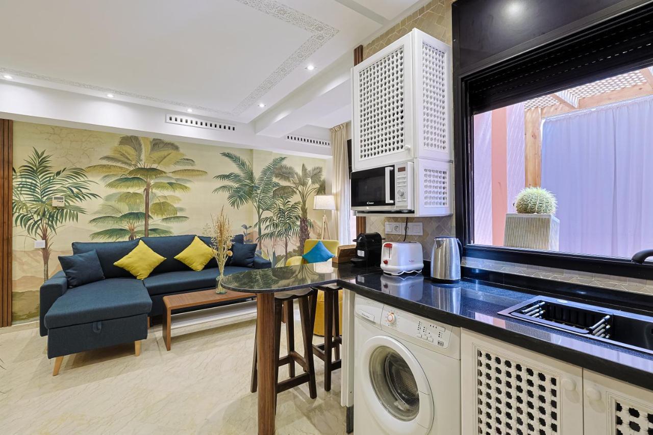 Oasis - Appartement Authentique A Gueliz Marrakesz Zewnętrze zdjęcie
