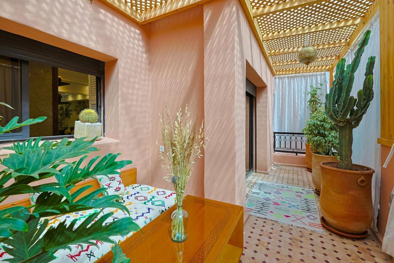 Oasis - Appartement Authentique A Gueliz Marrakesz Zewnętrze zdjęcie