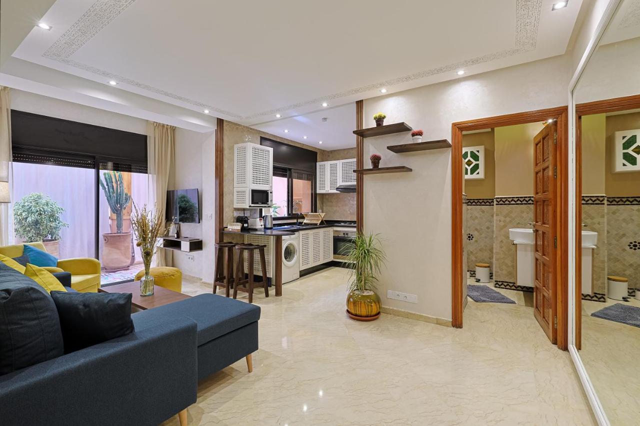 Oasis - Appartement Authentique A Gueliz Marrakesz Zewnętrze zdjęcie